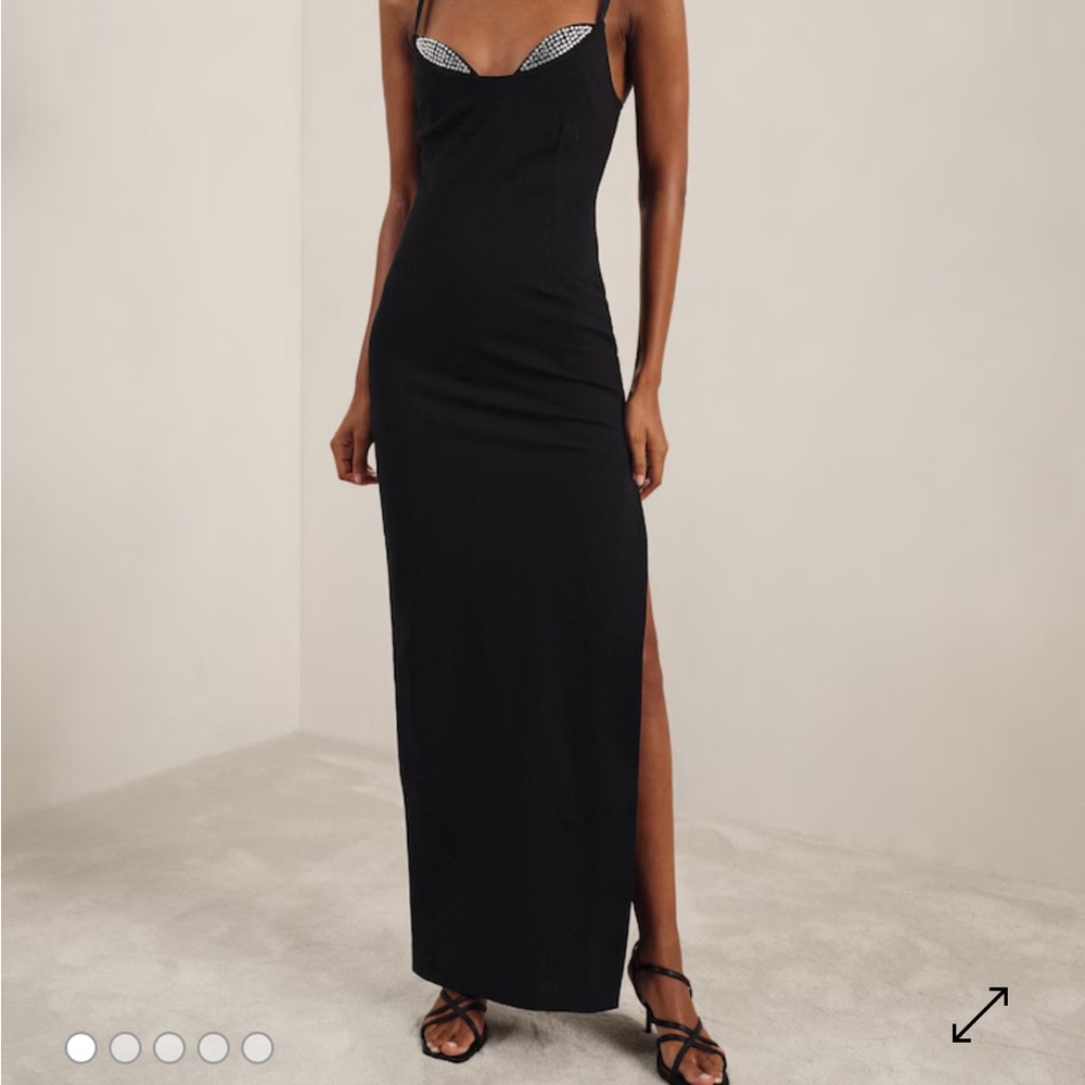 Good American Black Maxi Dress